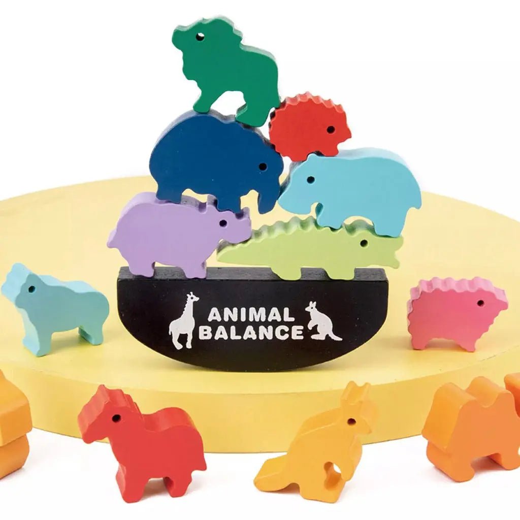 Animal Balancing Game | Wooden Animal Balance | Dinosaur Balancing Game