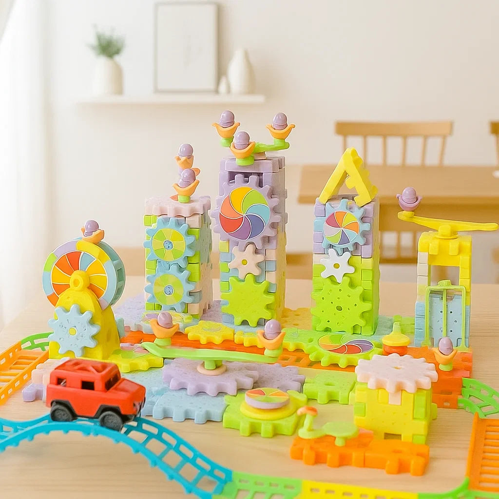 GearTrack – Elektrisch & Educatief – Bouwblokken Speelset