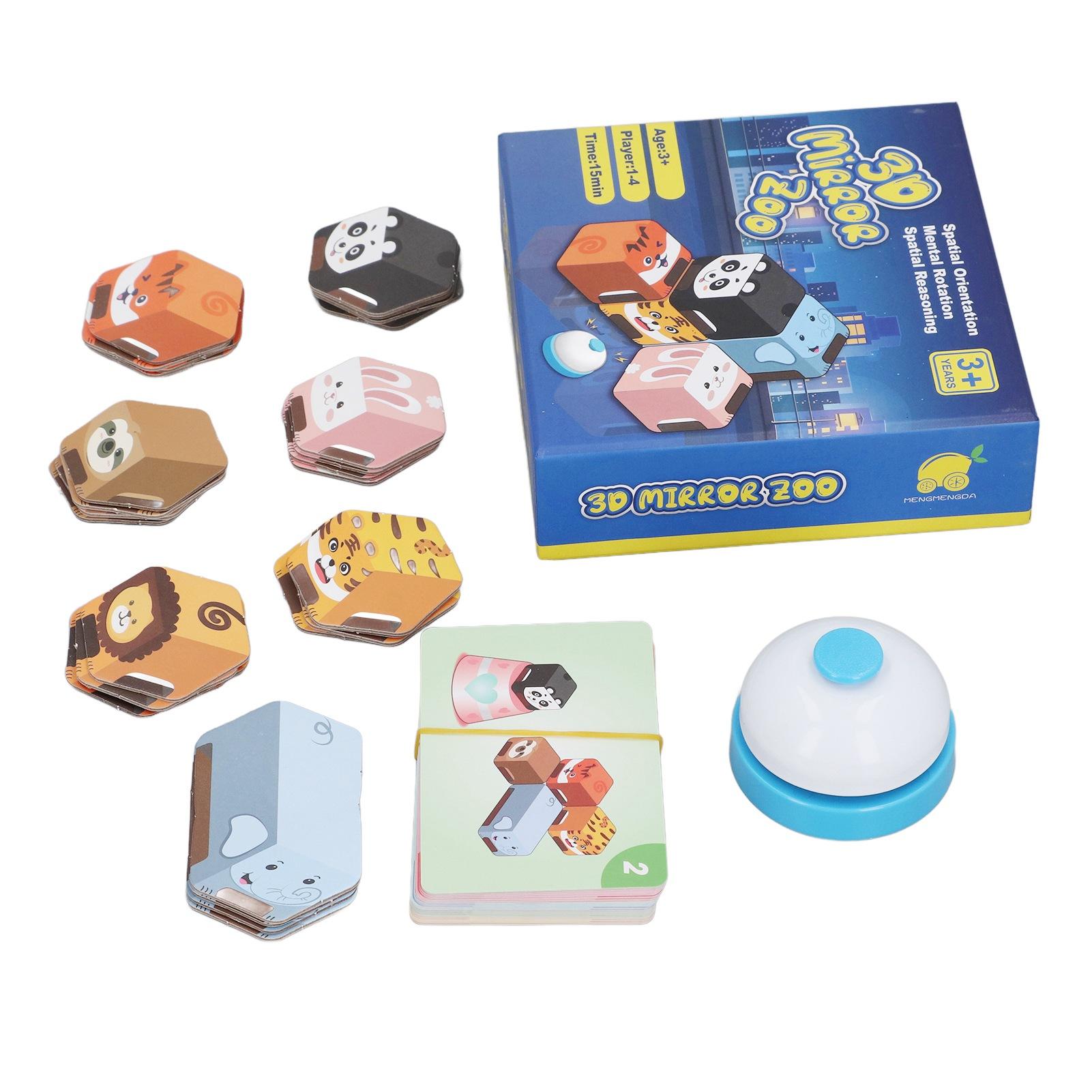 3D Mirror Zoo Puzzle