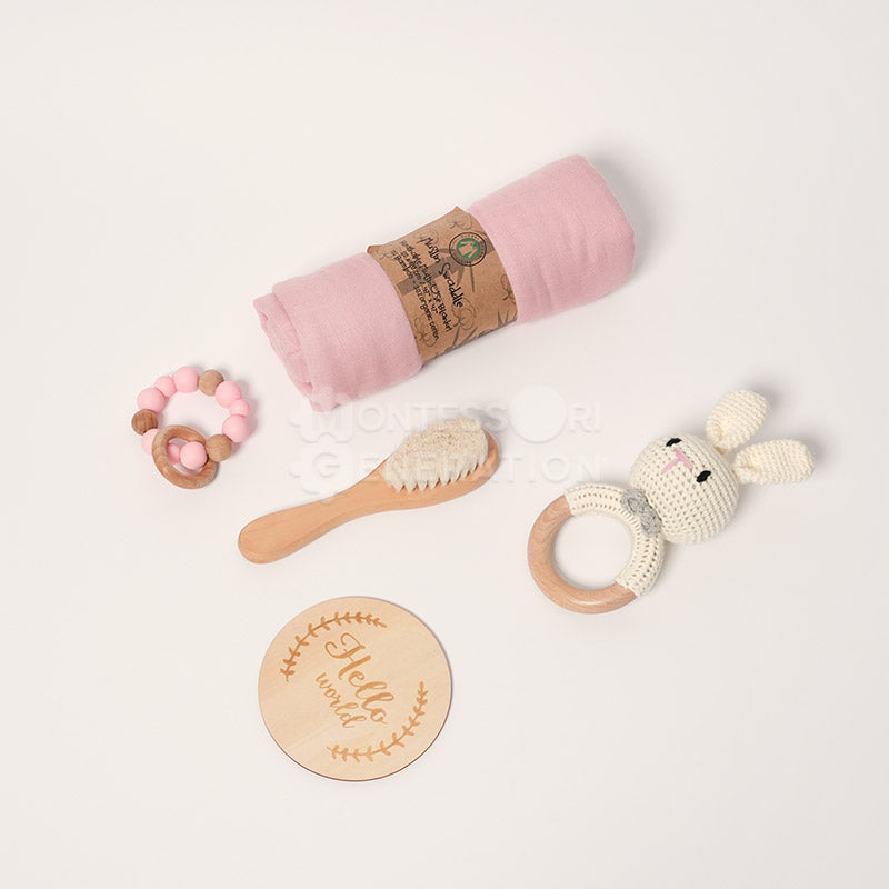 Fidtoy Newborn Baby Gift Box – Welcome Baby Shower Set