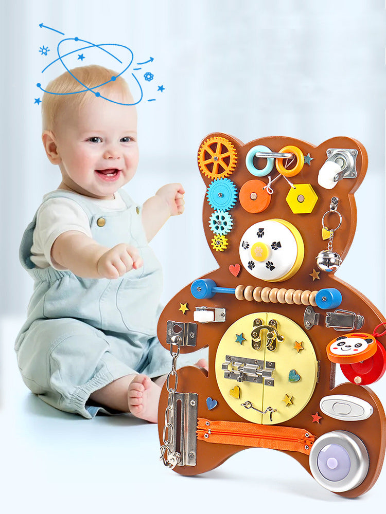 Montessori Bear Busy Board