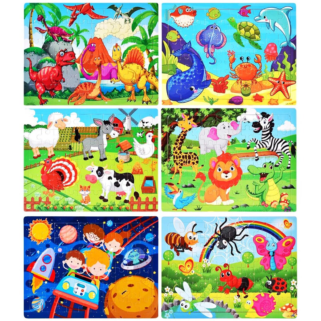 Best Seller: Preschool Jigsaw Puzzles 6 PACK