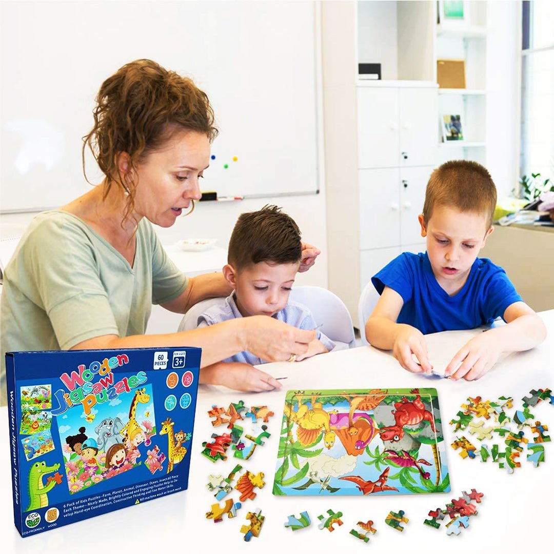 Best Seller: Preschool Jigsaw Puzzles 6 PACK