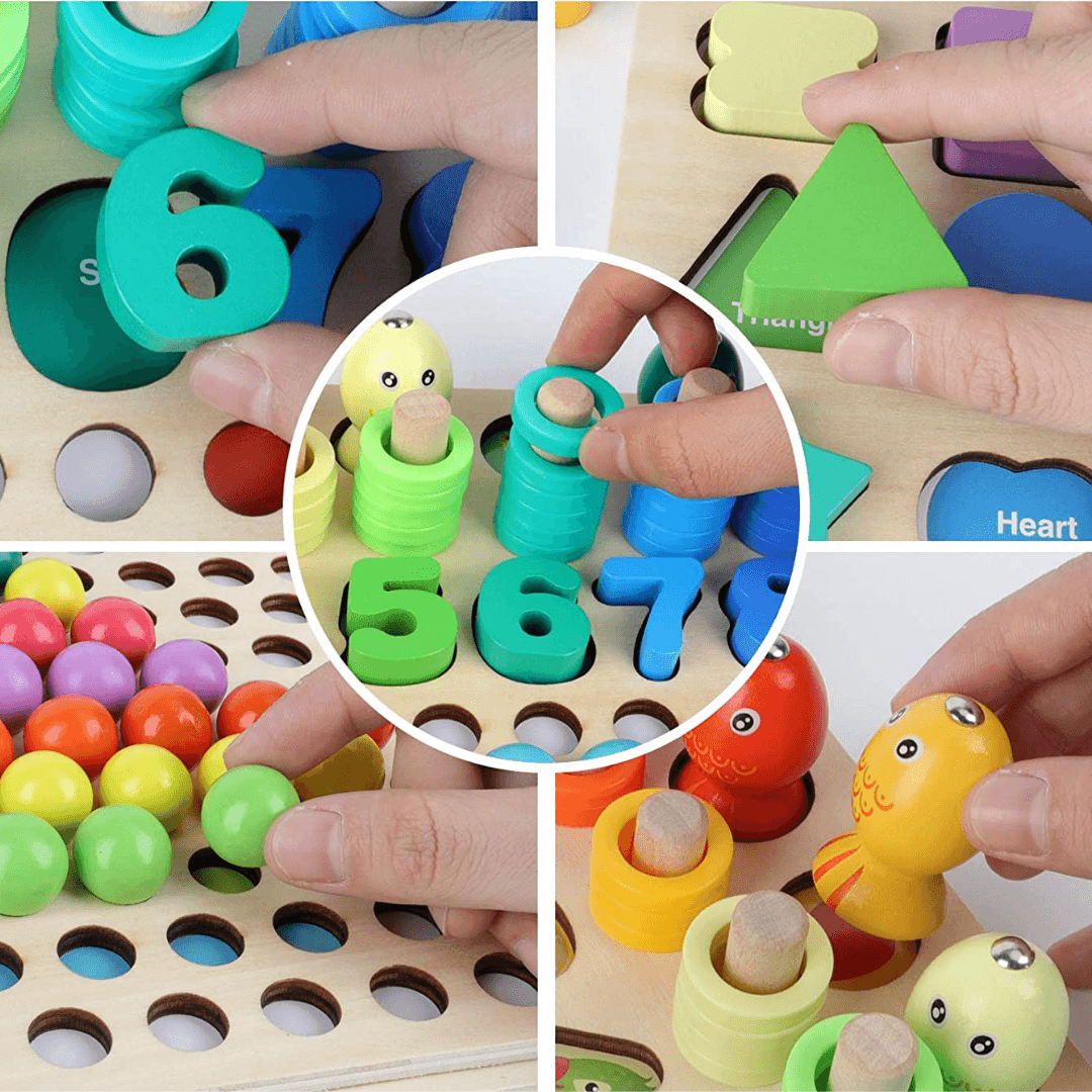 Wooden Magnetic Sorting Puzzle