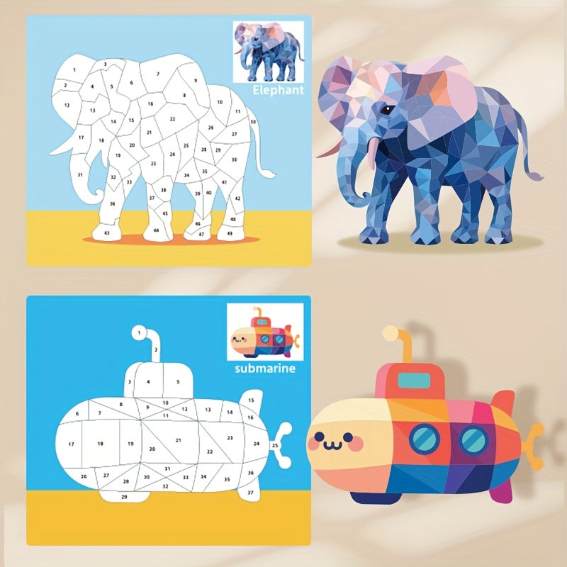 Sticker Puzzle Painting Book for Kids