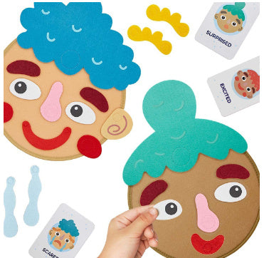 Non-woven Children's Expression Stickers - Educational Toys