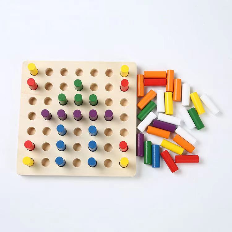 Bloques de cilindros de madera Montessori - Los mejores juguetes Montessori