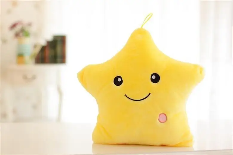 Glow Star Pillow™ – Sterrenpret in bed – Lichtgevend Knuffel kussen