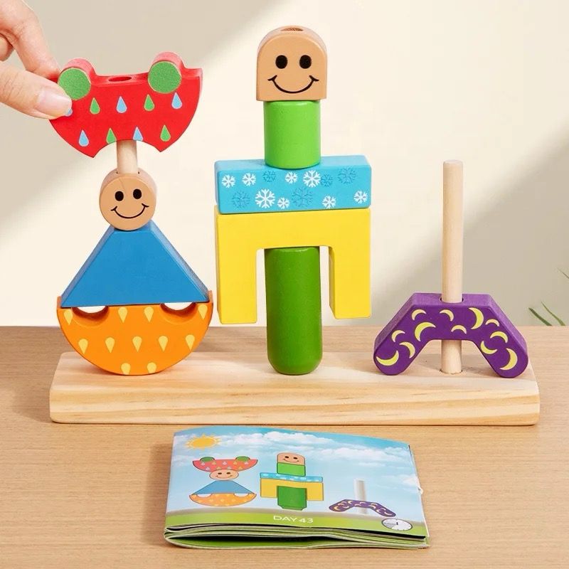 Day and Night Puzzle – Wooden Logic Challenge for Preschoolers