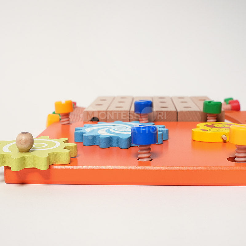 Fidtoy Wooden Tool Building Chair Set for Kids 3+