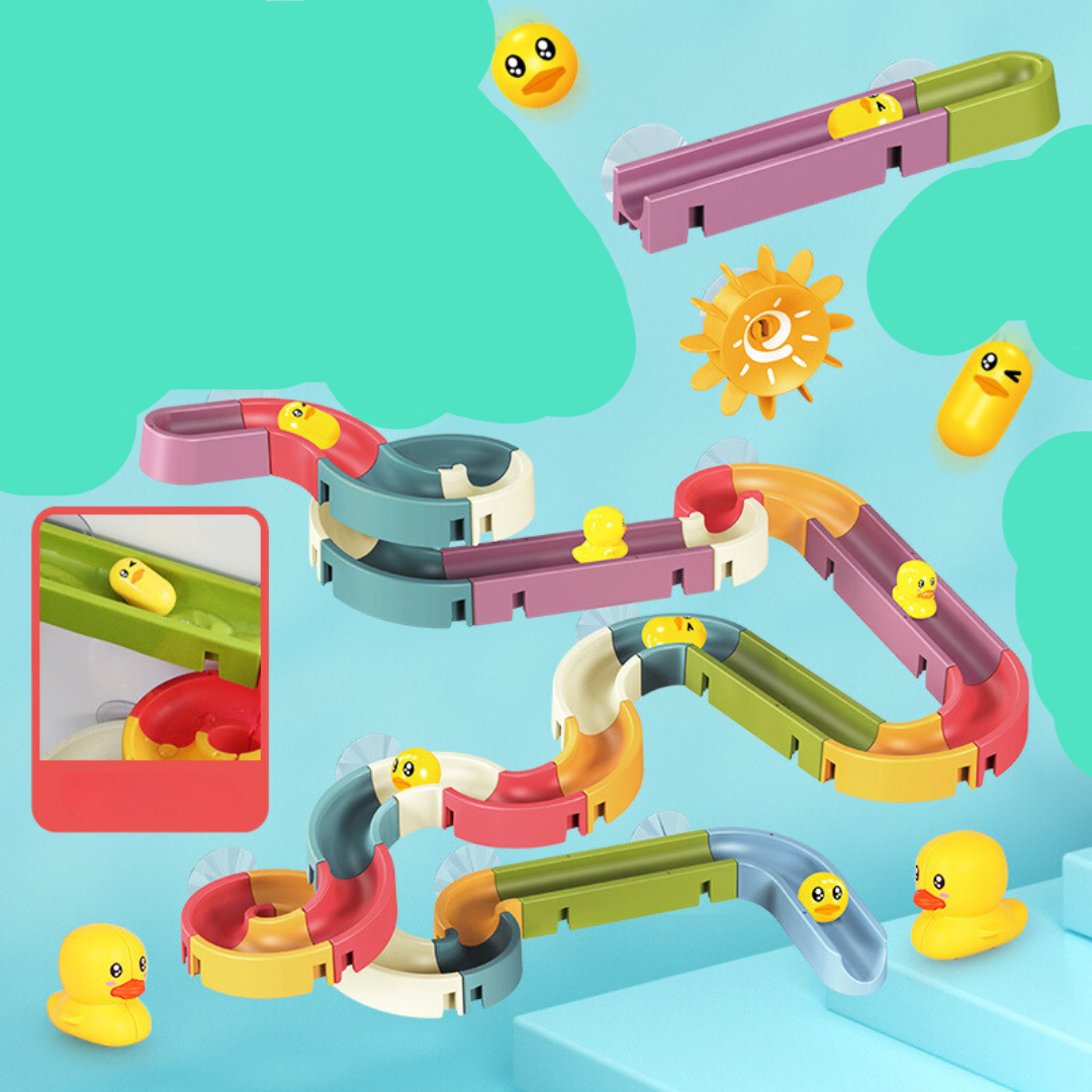 Kids Bathing Toy Sliding Ducks