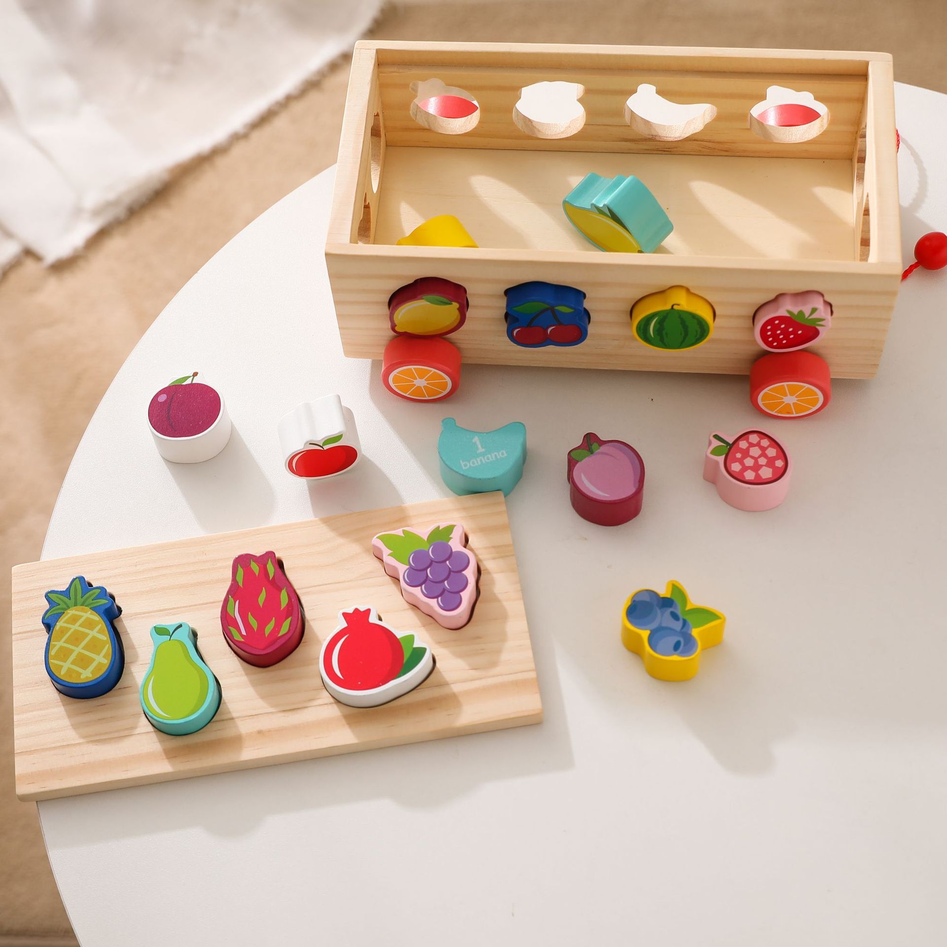 Wooden Multifunctional Early Education Puzzle Toys for Kids | Autism-Friendly Learning & Sensory Play
