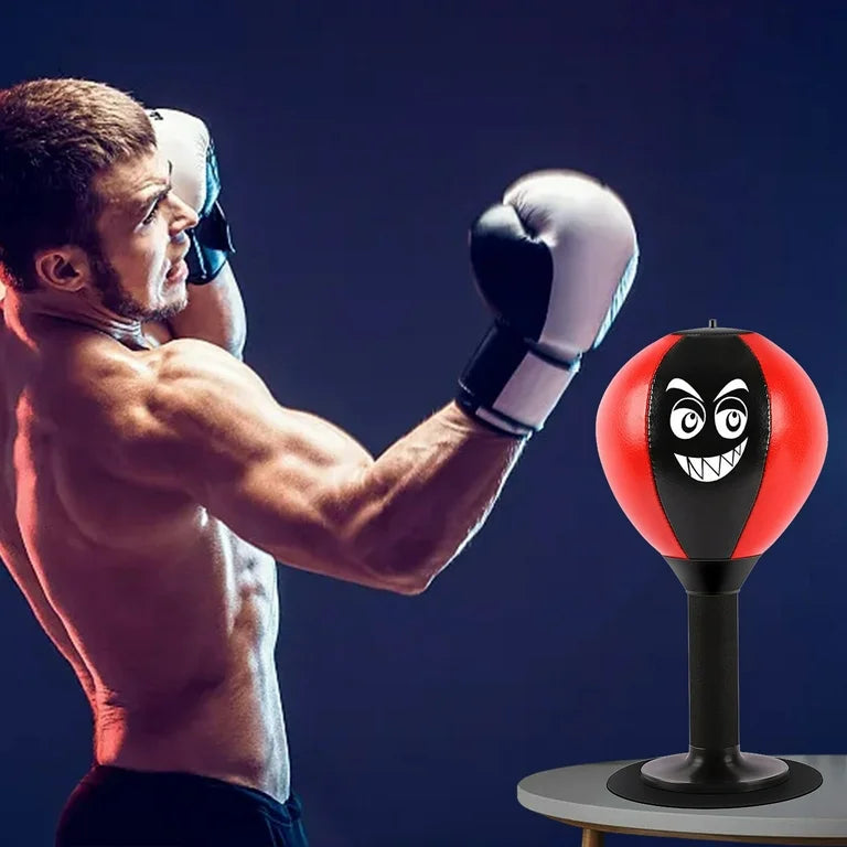 Fidtoy Tabletop Boxing Bag – Suction Cup Punching Bag for Desk Use