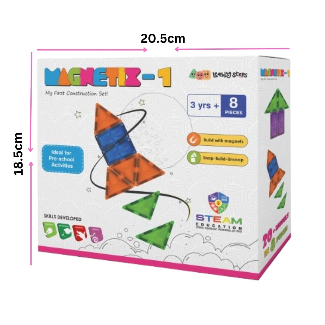 Magnetix Construction Set 8 Pieces - EKT3650