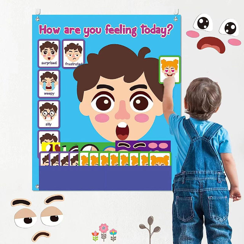 Non-woven Children's Expression Stickers - Educational Toys