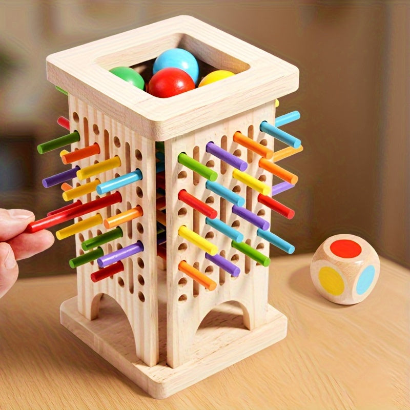 Fidtoy Interactive Wooden Board Game for Toddlers and Families Montessori Educational Play