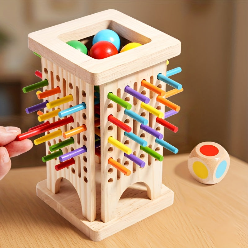 Fidtoy Interactive Wooden Board Game for Toddlers and Families Montessori Educational Play