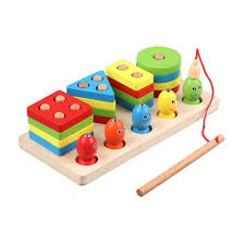 Magnetic Shapes And Fishing Game