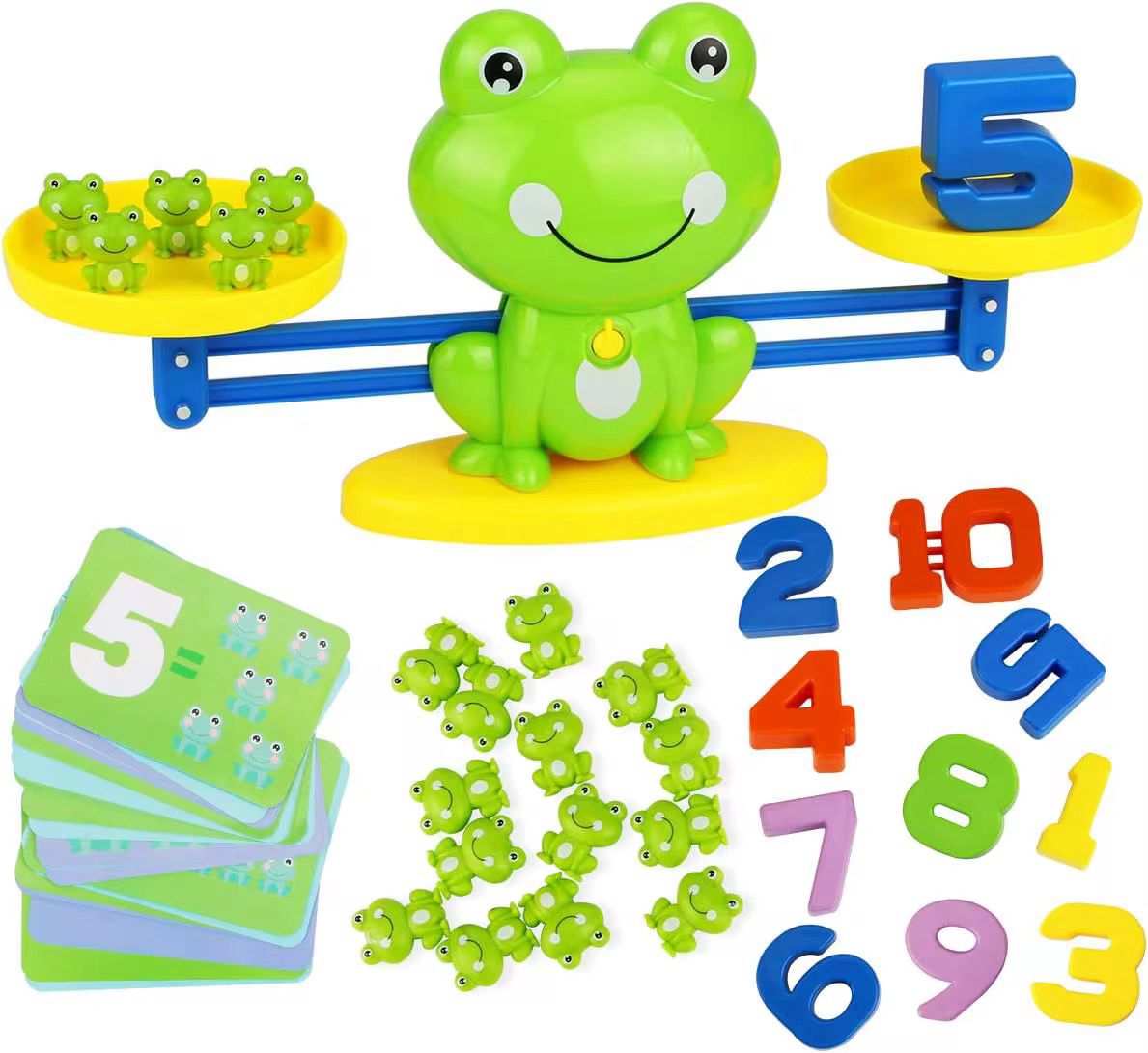 Frog Balance Scale – Fun Math Counting and Addition Game for Kids