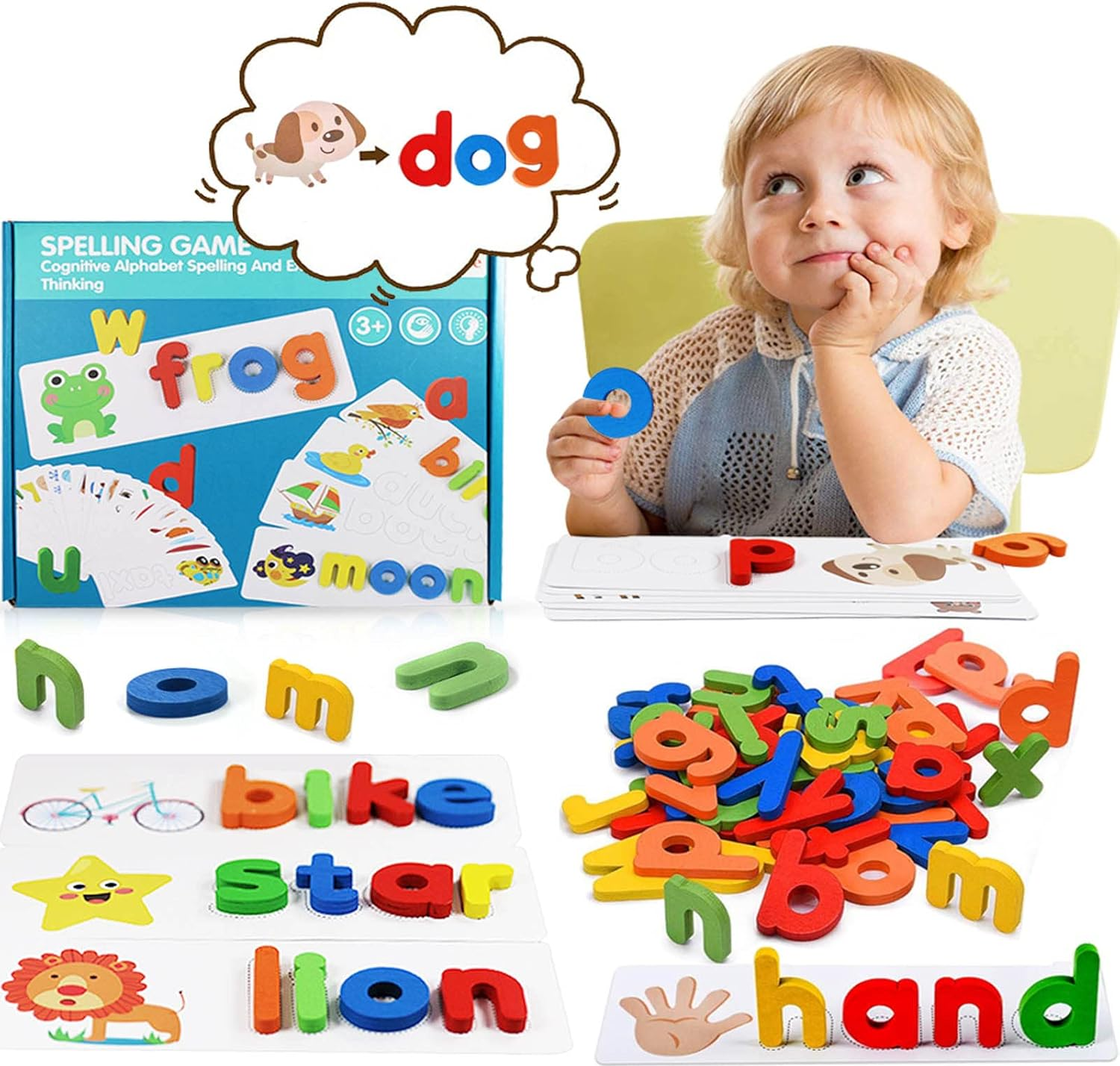 Without Box Hands-on Spelling Learning Game - SD07