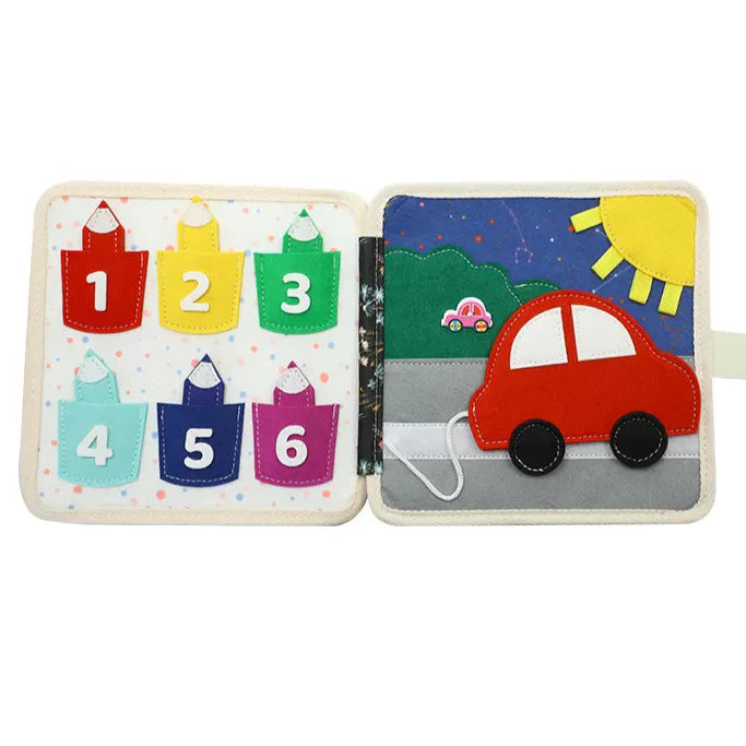 Hedgehog’s Learning Adventure Quiet Montessori Book