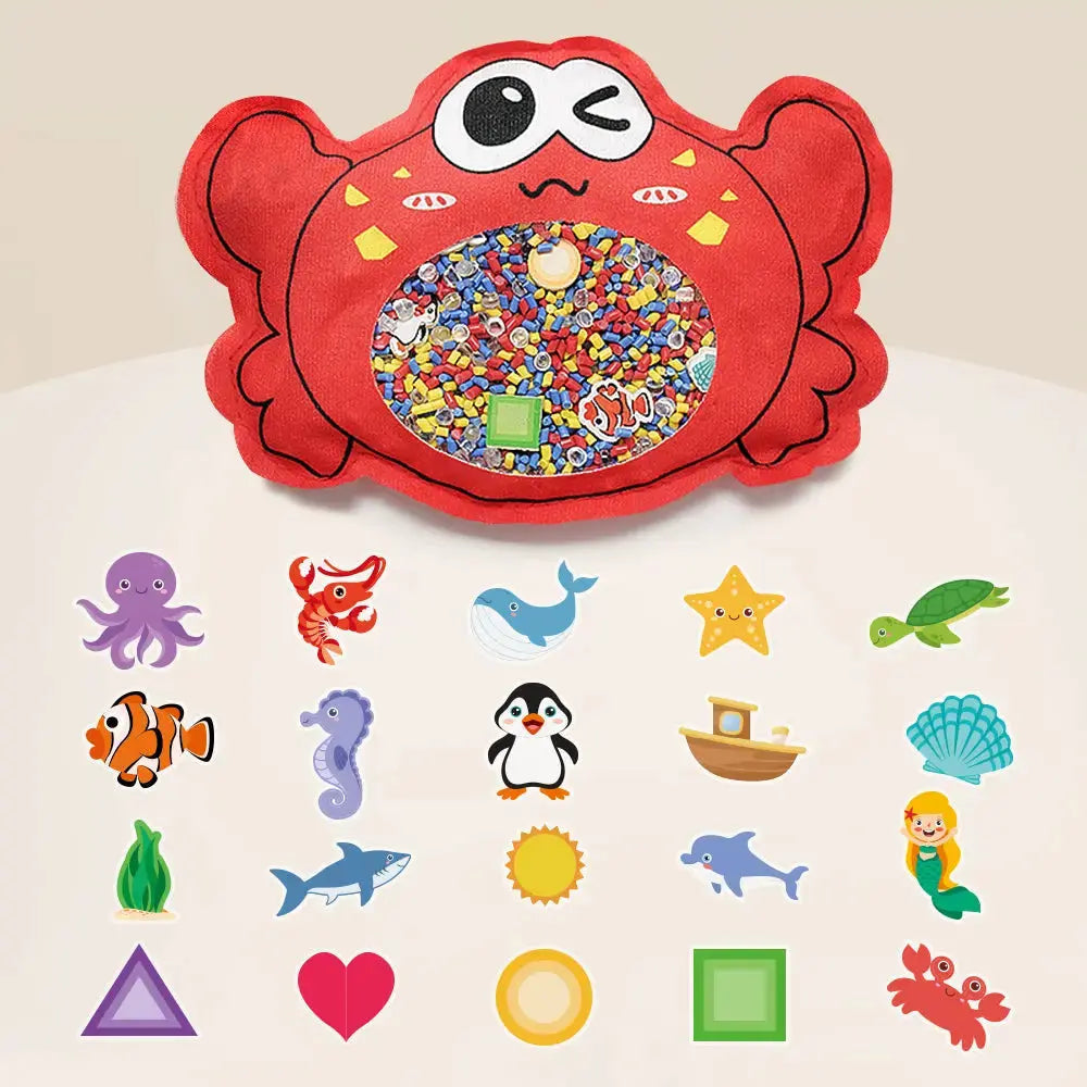 Ensemble de jouets sensoriels cache-cache - Amusant et éducatif pour les enfants de 3 ans et plus
