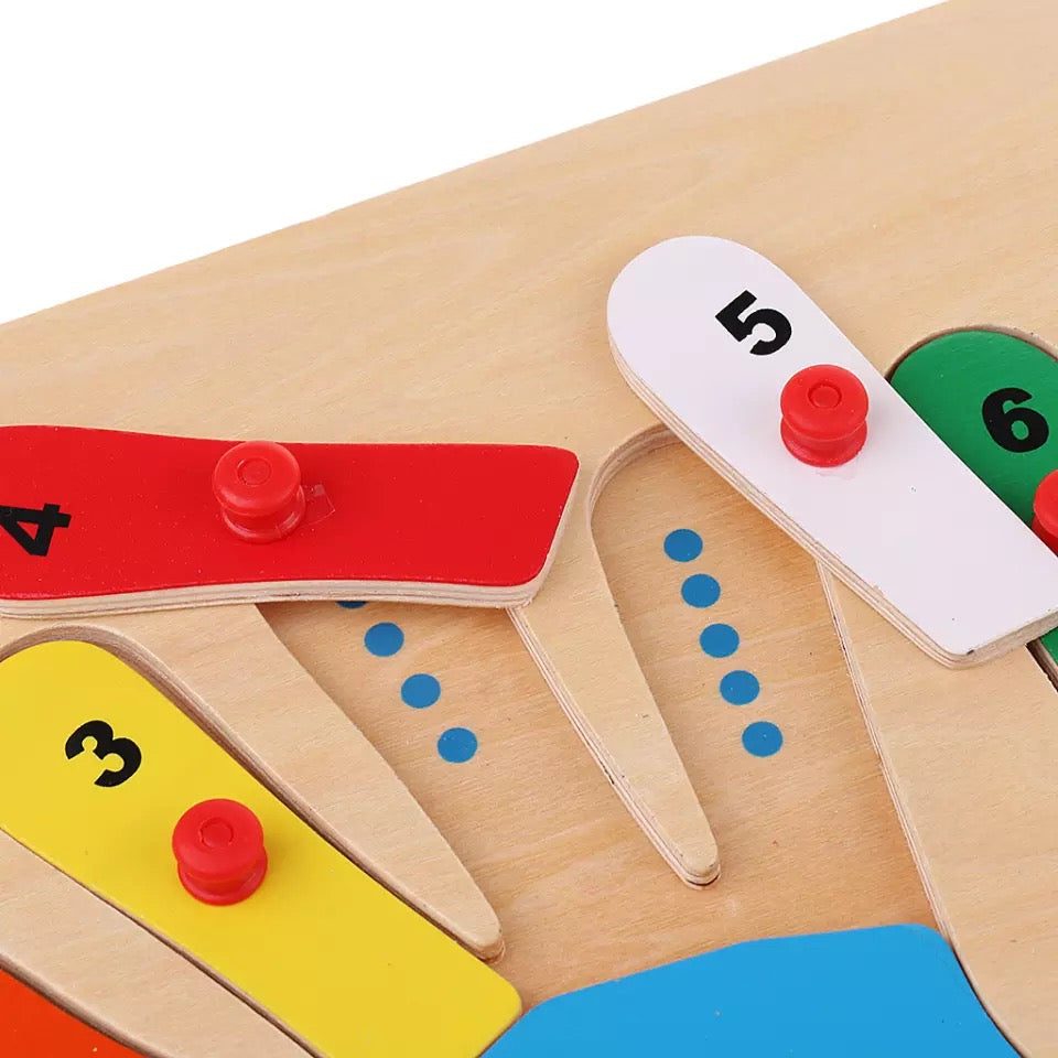 Number Hands Puzzle- Fine motor skills toys