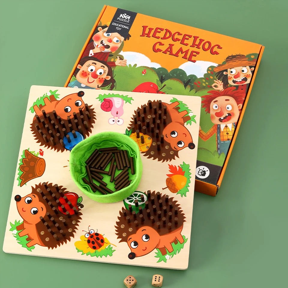 Wooden Hedgehog Game - Fine Motor Skills Toys