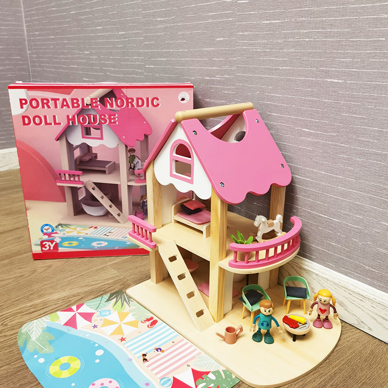 Wooden Doll House - Best Open Ended Toys