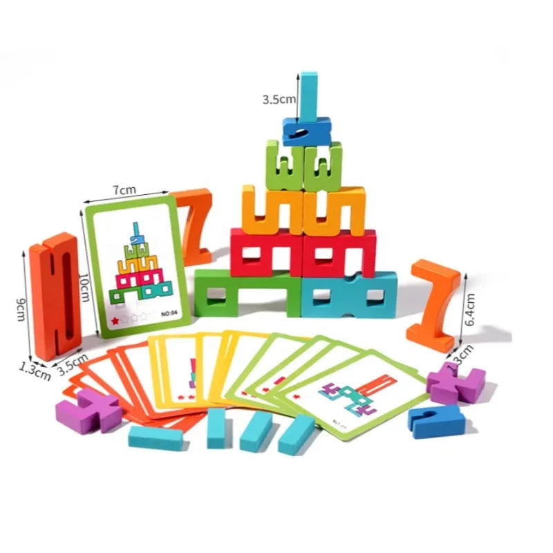 Brain Blocks – Stapel & Leer – Leerblokken Spel