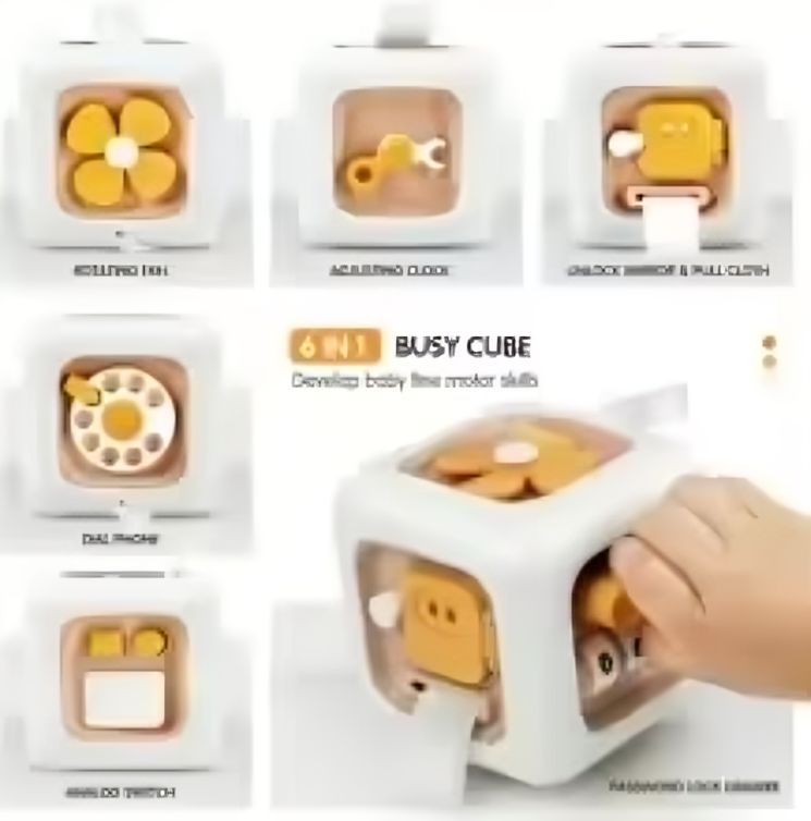 Cube Senses Toy™ - Leerzaam & Leuk - Kubus Zintuigen Speelgoed