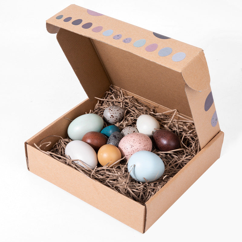 Wooden Birds’ Eggs- Open ended wooden toys