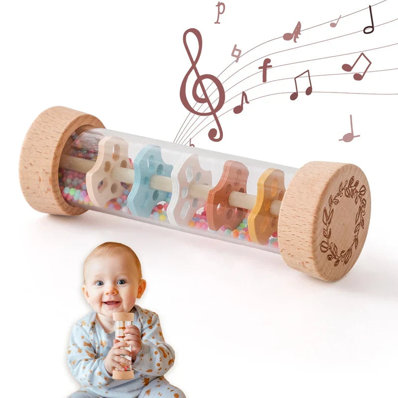 Baby Rain Stick™ – Magisch Regenmuziekje – Zintuiglijk Speelgoed