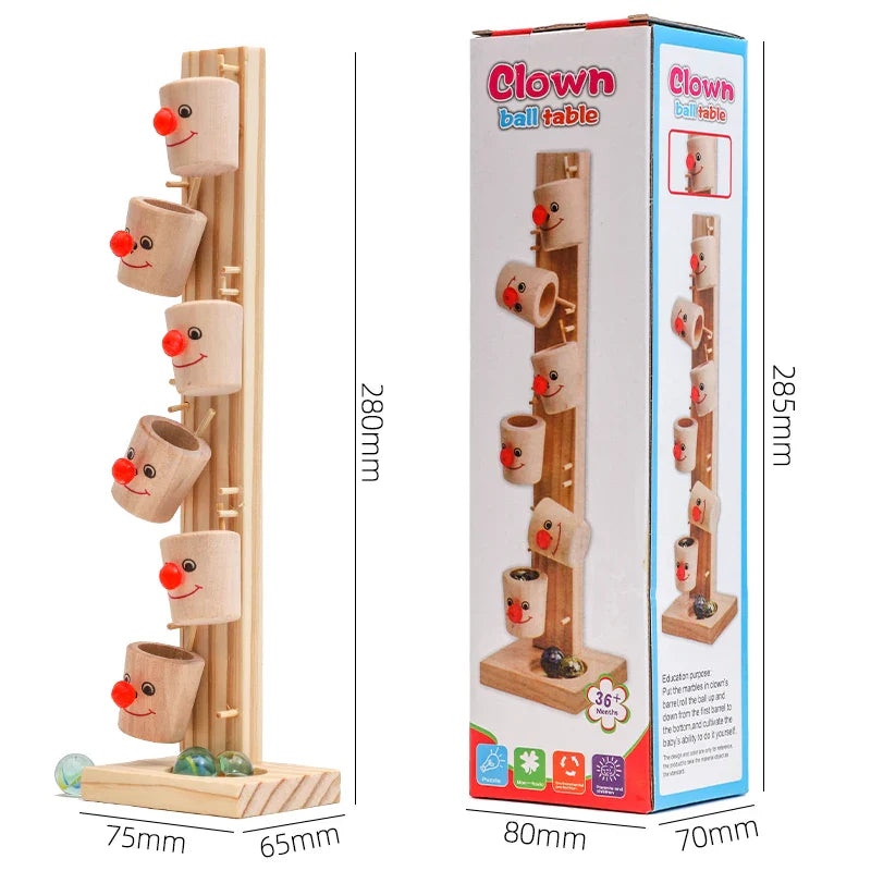 Clown Track™ – Rollen & Leren - Knikkerbaan Speelgoed