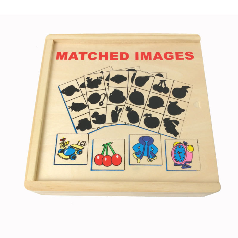 Wooden Shadow Matching Game-Mathematics toys