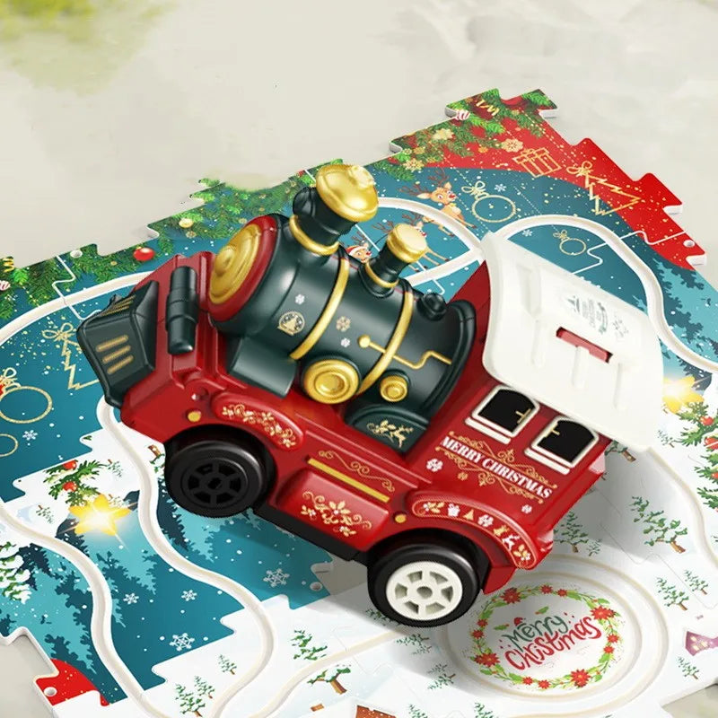 DIY Xmas Train Track™ - Bouw je eigen kerstwonderland - Kerst Trein puzzel