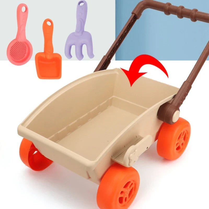 Beach Cart Set™ – Zomer Zandpret – Strandspel Set