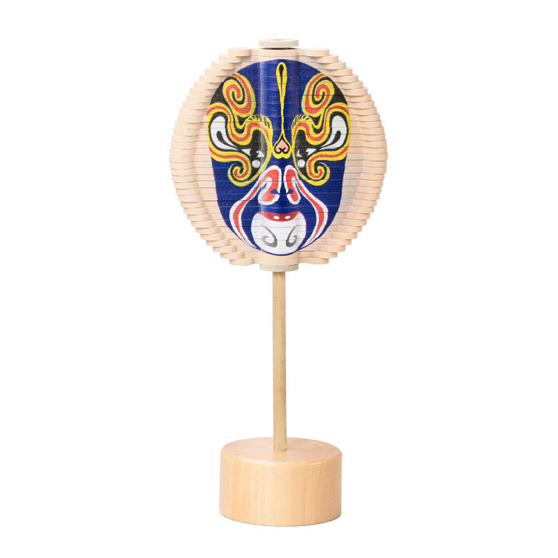 Wooden Tree Spinner - Chinese Cultural Face Sensory toys