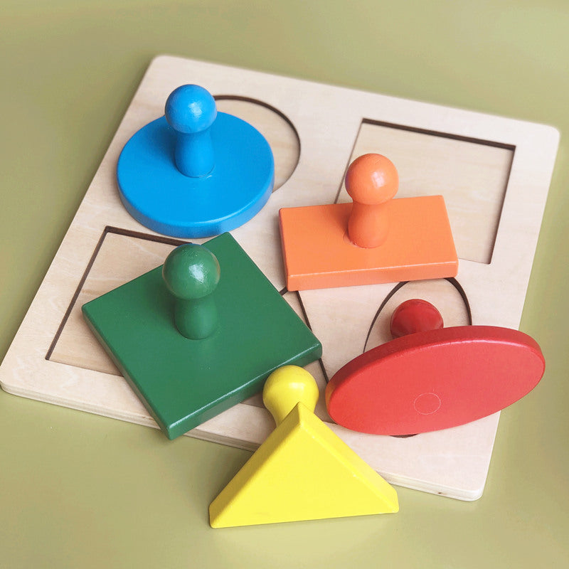 Montessori Large Wooden Shape Puzzle- Best montessori toys