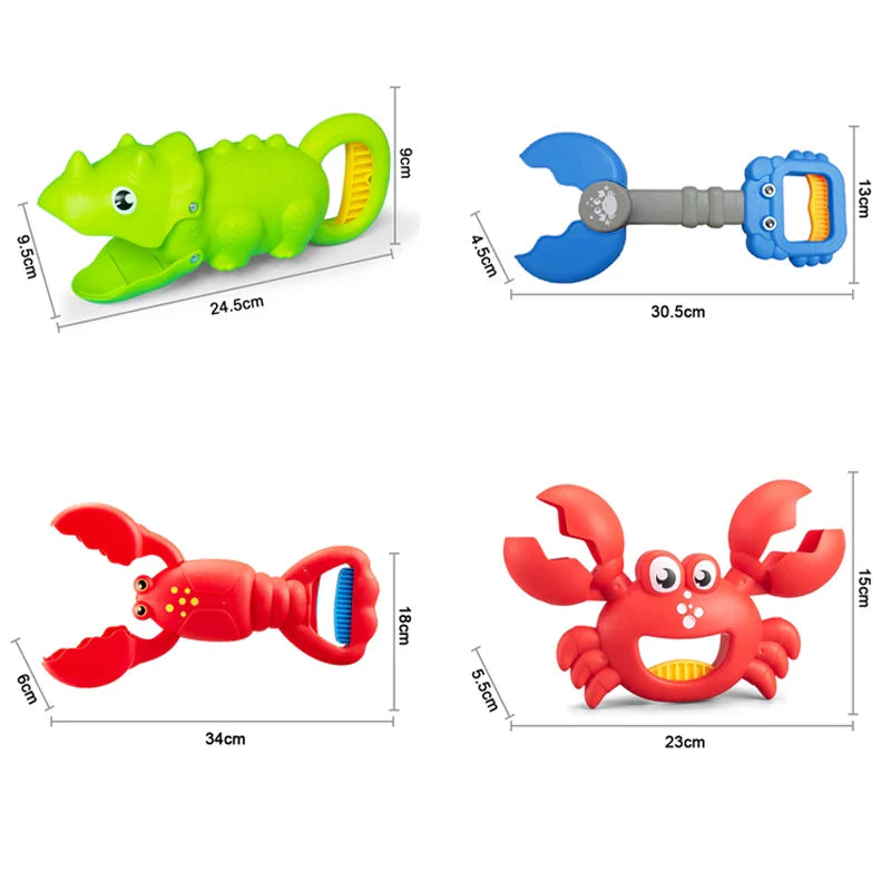Beach Claw Toy™ – Krabbel Kreeft – Zand Grijper