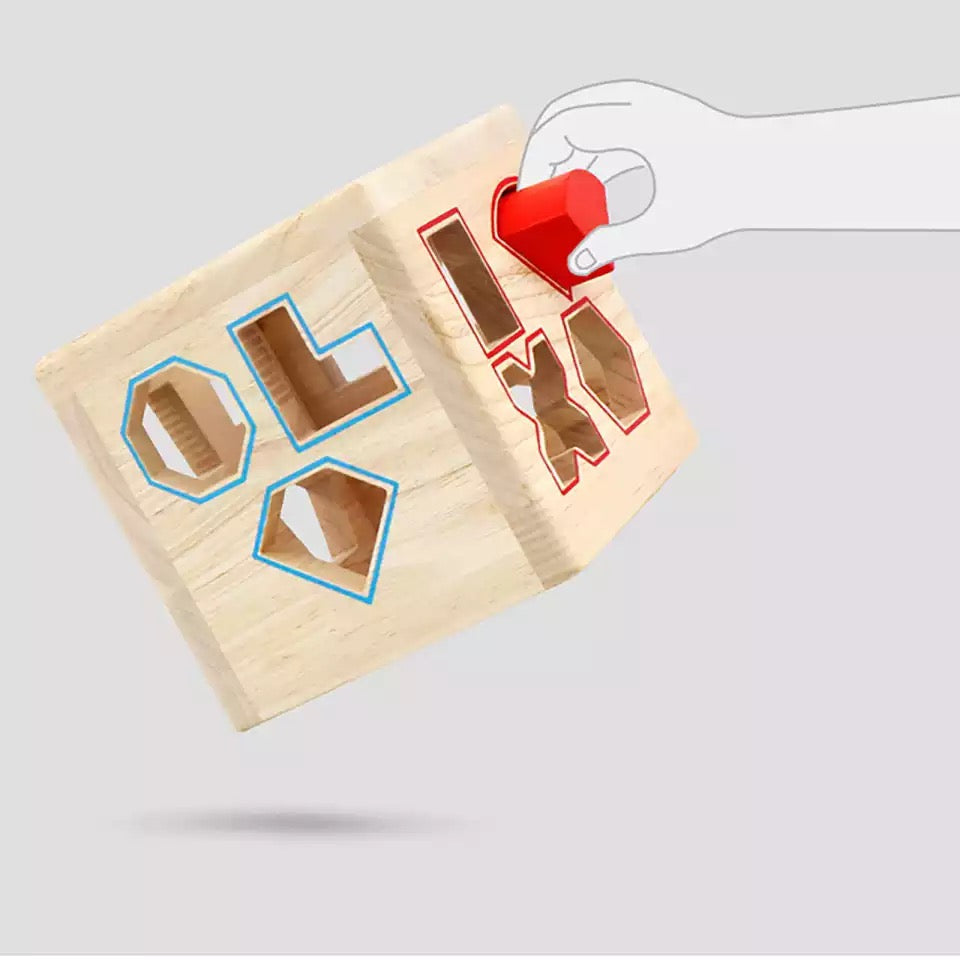 Wooden Rabbit Shape Box- Fine motor skills toys