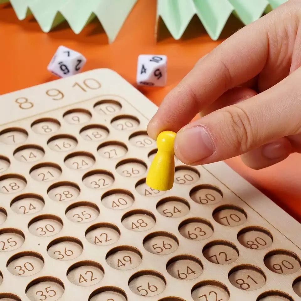 Juego de mesa de matemáticas de multiplicación - Juguetes matemáticos