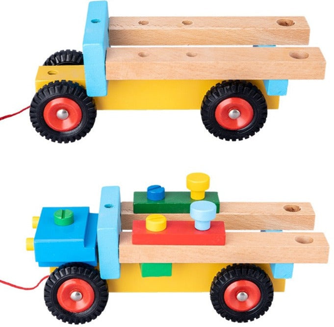 Wooden Tools Truck - Best Open Ended Wooden Toys