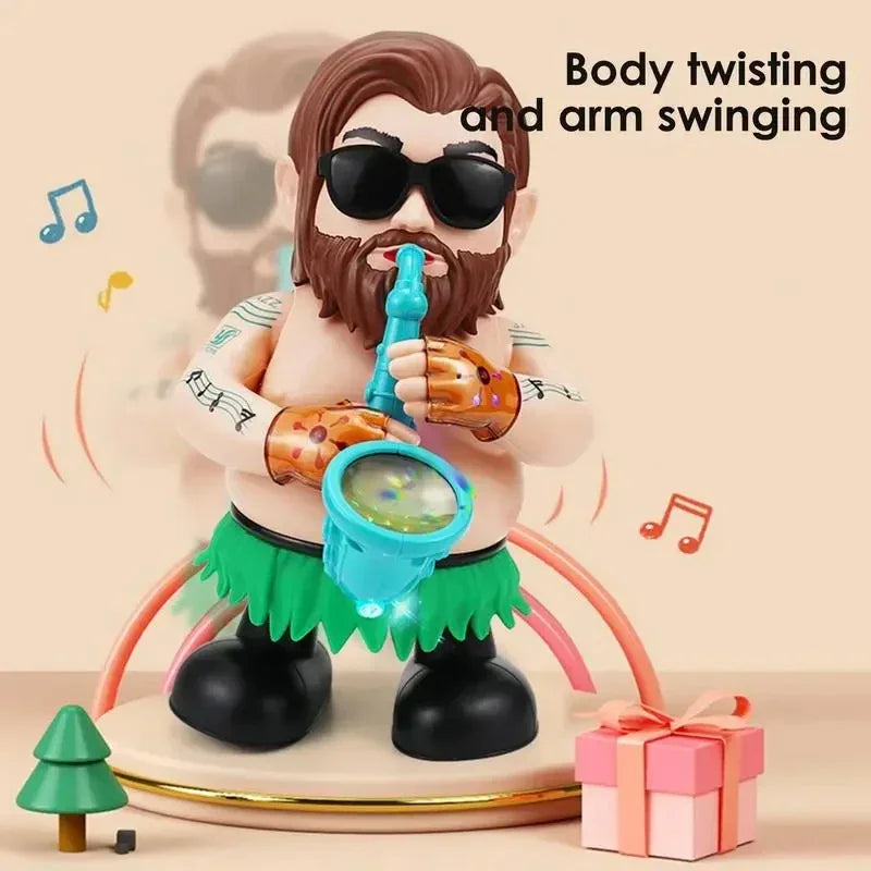 Dancing Saxophone Man™ - Chante et Danse - Poupée Musicale Dansante