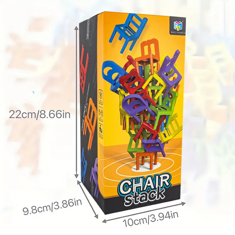 Chair Stack™ - Interactief & Stimuleer creativiteit - Stapel Stoelen Spel