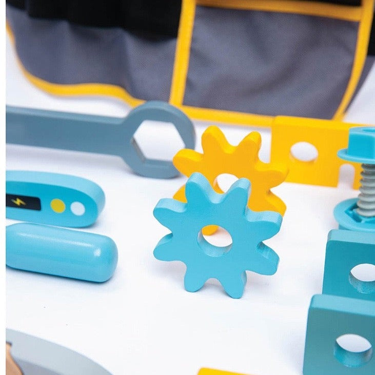 Wooden Tool Belt Play Set - Best Wooden Open Ended Toys
