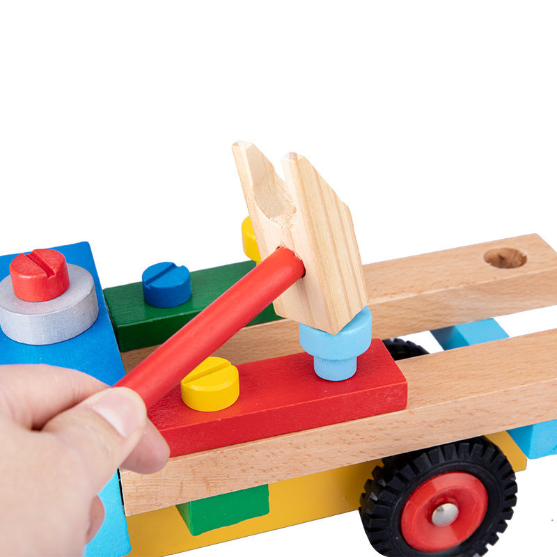 Wooden Tools Truck - Best Open Ended Wooden Toys