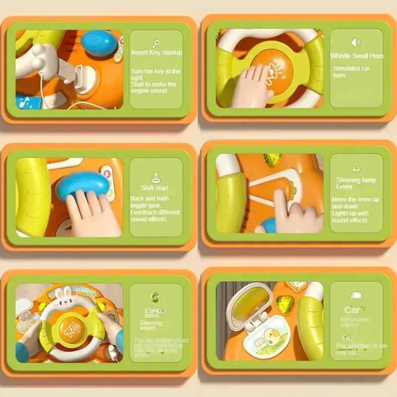 Baby Steering Wheel™ – Racen Maar! – Speelgoed Stuur