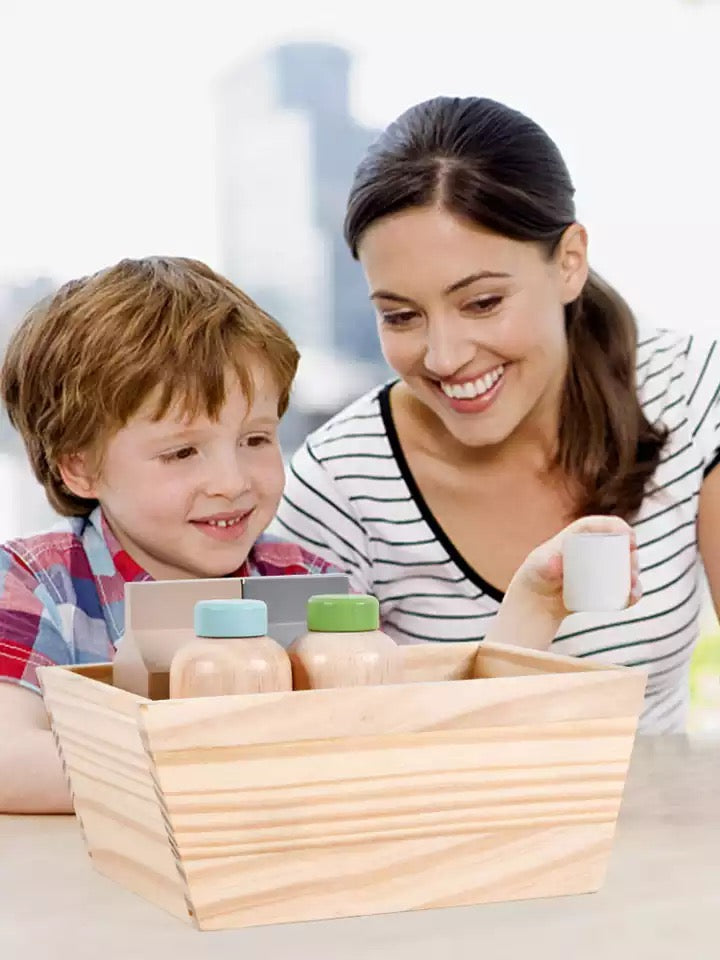 Wooden Simulation Breakfast Toys - Open ended wooden toys