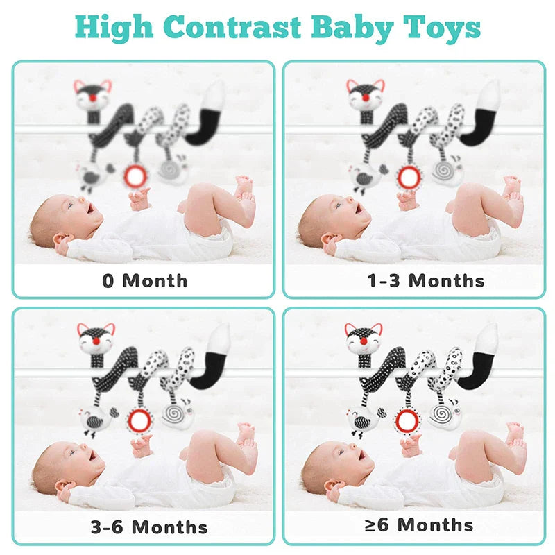 Baby Spiral Toy™ - Autostoel & Kinderwagen Speelgoed